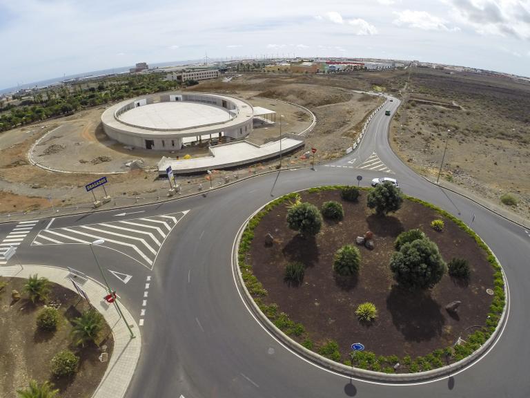 LAS OBRAS DEL RECINTO FERIAL AGRICOLA DEL CRUCE DE ARINAGA EN AGUIMES